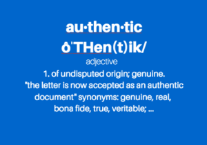 Authentic definition