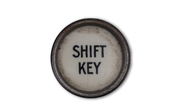 shift key won t work